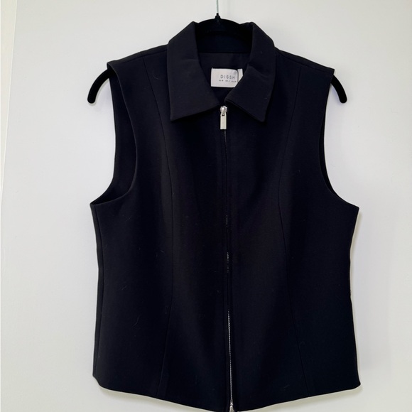 DISSH Charcoal Sleeveless Vest - Picture 1 of 3